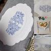 Oval/Round Table Mat Retro Dining Mat Party Table Decoration European Placemat  Holiday