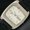 USED VINTAGE SEIKO DX AUTOMATIC 6106C JAPAN MENS WHITE DIAL WATCH A433863-2 R119-a433863