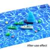 Прозрачная синяя бумага-наклейка с имитацией текстуры воды для изготовления песочниц Песочница