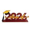 Украшения на выпускной Класс 2026 Деревянные центральные композиции на стол Поздравляем Выпускника Деревянная табличка Топперы для стола на выпускной Подарок