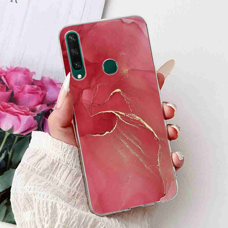 For Huawei Y6p Case Popular Painted Cover Soft Silicone Phone Case For Huawei Y 6p Y6p Y 7p Y7p Back Cover Bumper