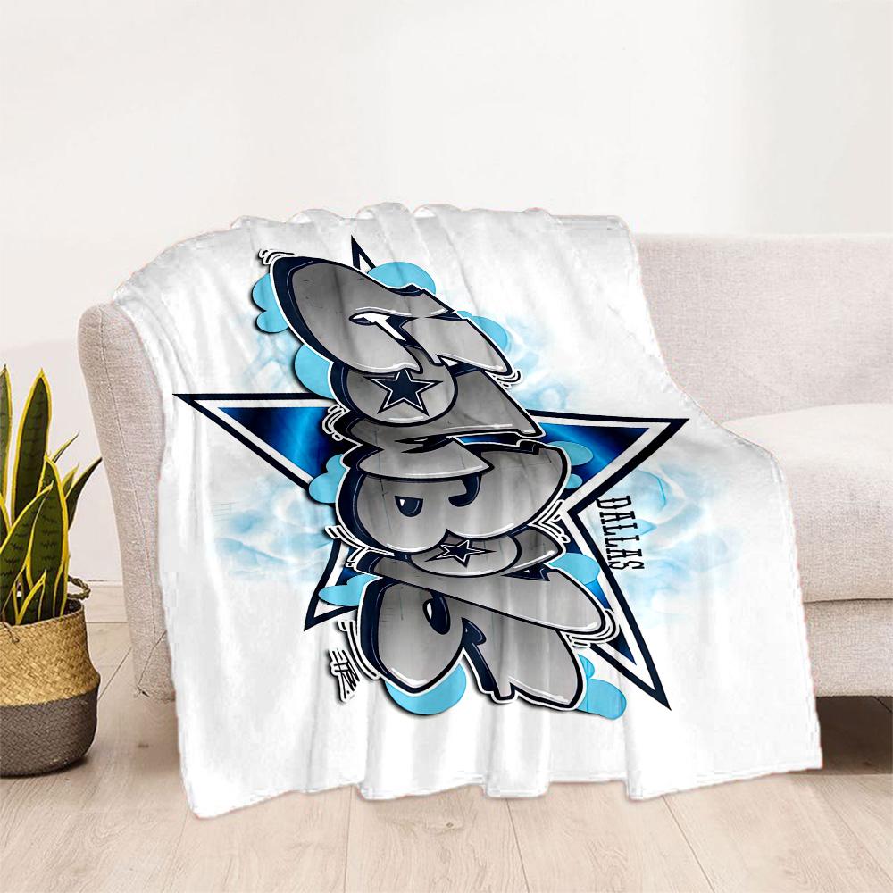 Dallas Blanket Soft Warm Cozy Suitable for Picnics Bedding Office Chair Four Seasons Multipurpose Playful Design Gift for Travel Home Birthdays