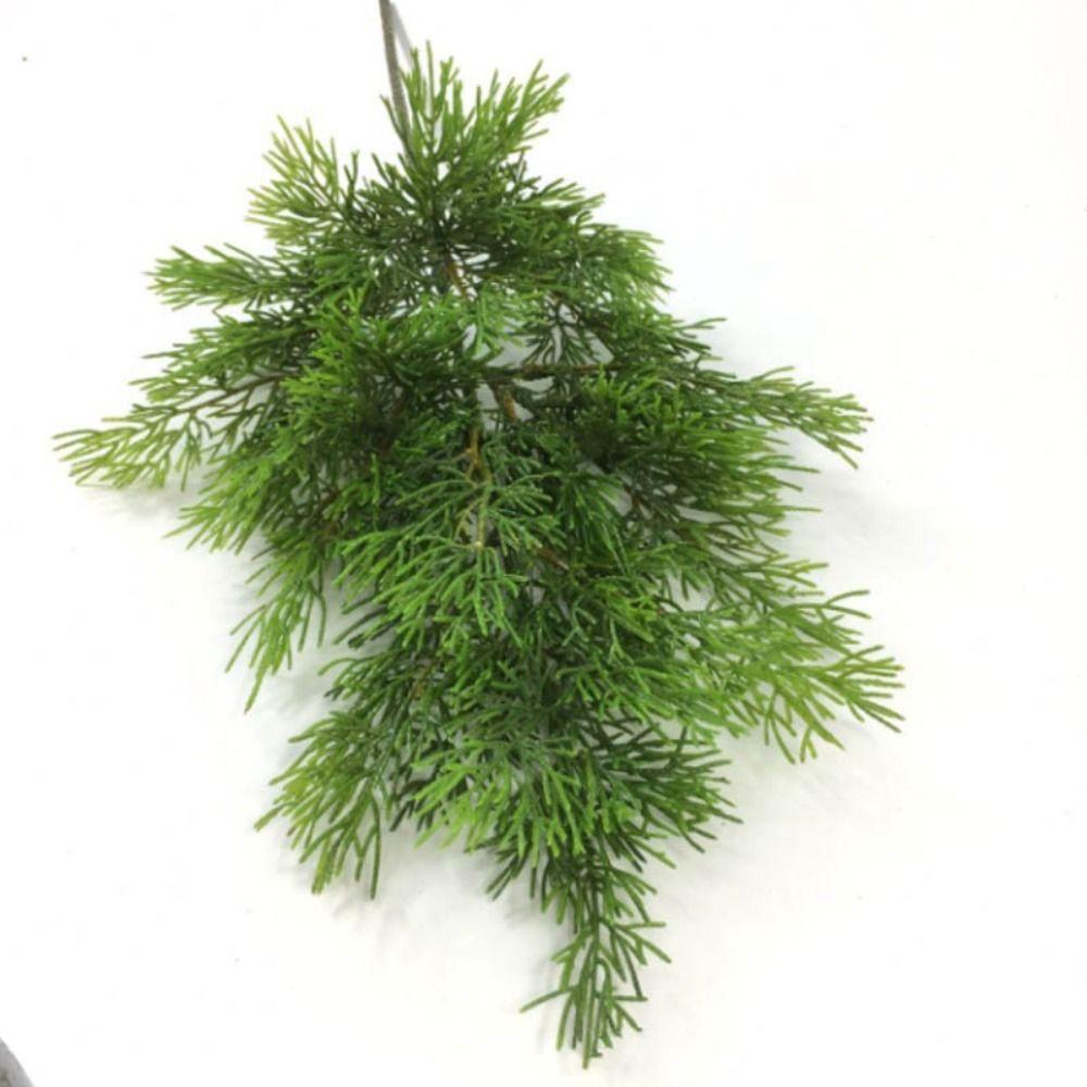 Accessories Home Decor Xmas Pines Cypress Leaf Artificial Plant Pine Needle Leaves Leaves Branch