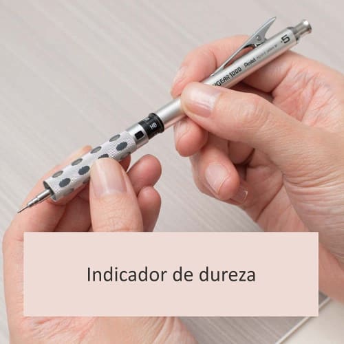 Механический карандаш Pentel Graph Gear 1000 PG1015 0,5 мм серебристый