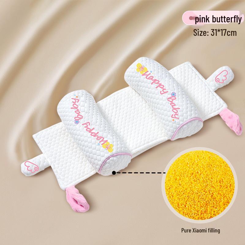 Регулируемая детская подушка против плоской головы (0-6 месяцев+) для новорожденных