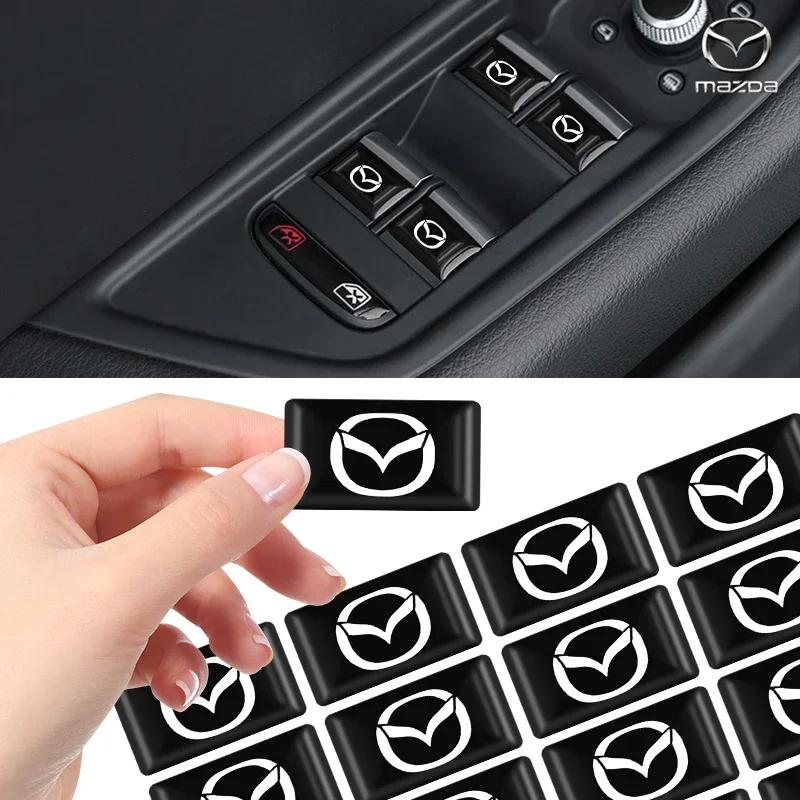 5/10 ШТ. 3D Эпоксидные Наклейки-Значки Стиль Автомобиля Для Mazda 3 6 Atenza Axela Demio CX3 CX5 MP MS RX8 Логотип Автомобиля Товар Аксессуары