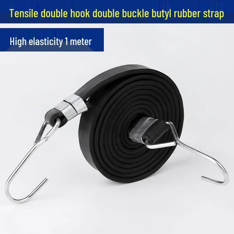 Прочные эластичные bungee-ремни Jixiong с двойными крючками