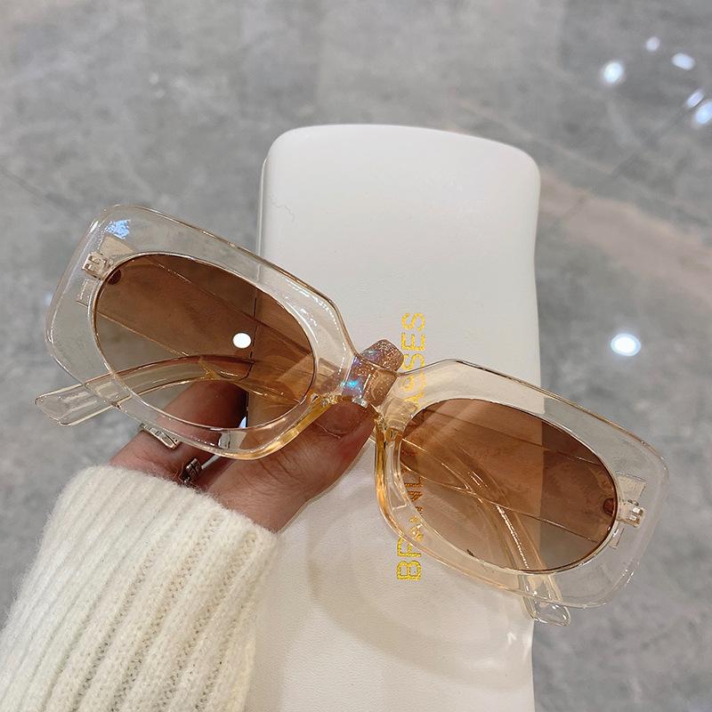 Candy Color Square Sunglasses Women For Men  Fashion Vintage Trending Sun Glasses Punk Hip Hop Luxury Brand Designer Shades