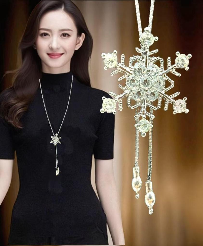 Высококлассное жемчужное ожерелье-цепочка для свитера: Японская и корейская кисточка в стиле легкой роскоши для осени/зимы