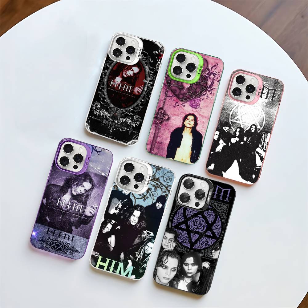 Чехол для телефона с изображением группы His Infernal Majesty Для IPhone 17 16 15 14 11 12 13 Pro Max Pro Plus Цветной Серебристый Чехол