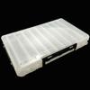 Портативный пластиковый органайзер-кейс для рыболовных приманок, коробка для хранения рыболовных снастей.