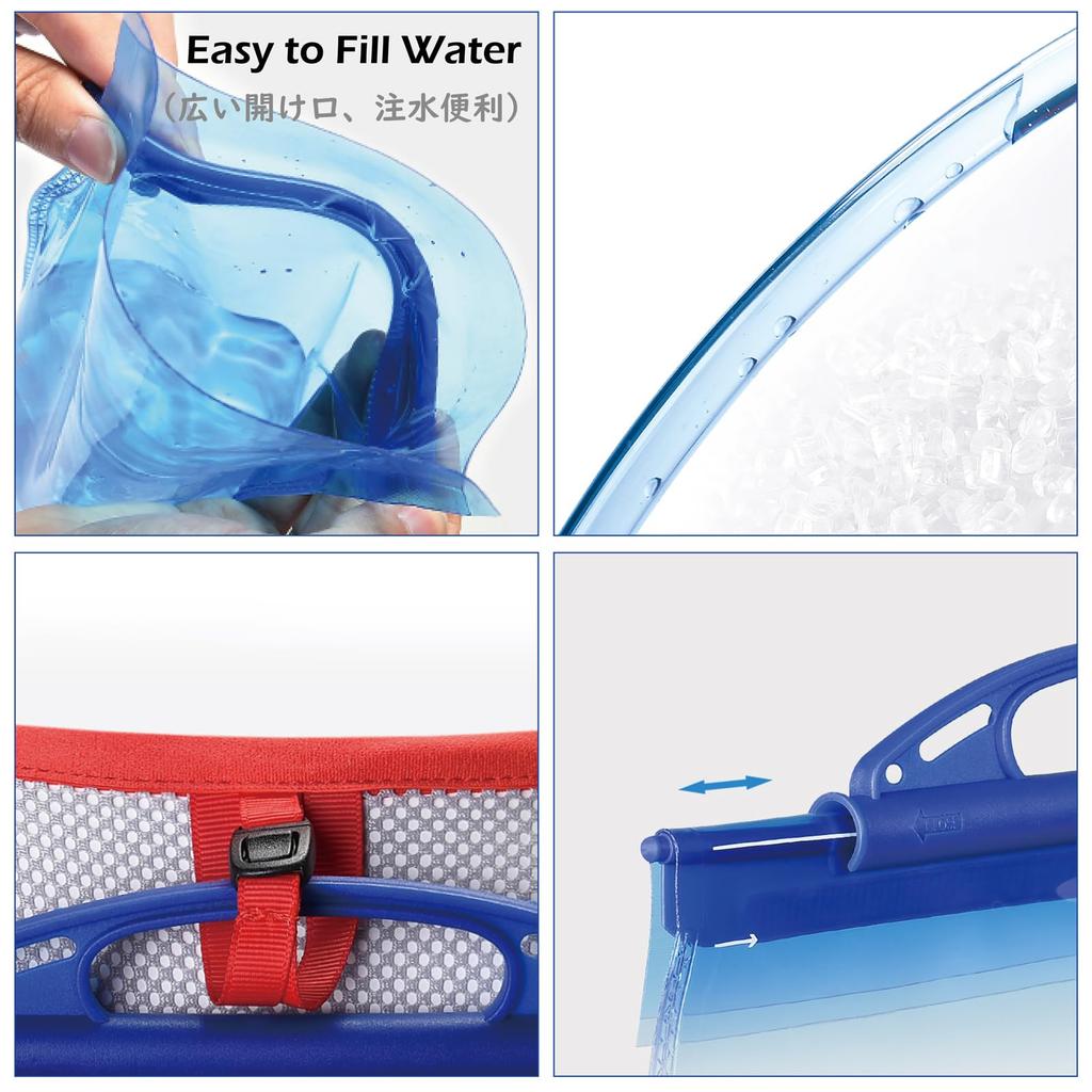 TRIWONDER Hydration Mountaineering Hydration Water Water Soft Emergency 1L Bag, Bag, Bag, Carry, Flask, Preparedness, Hiking, Running, Cycling,