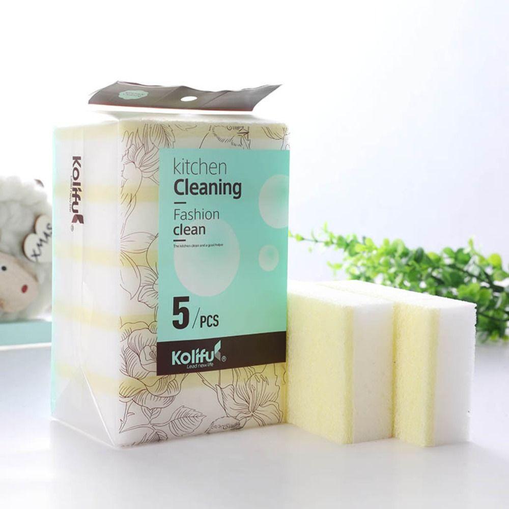 Чистящие двухсторонние наждачные чистящие аксессуары губка для мытья посуды чистящая подушечка волшебная губка