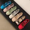 French Gentle Bow Mary Jane Shoes Women's Shoes Inner Height Increase Early Spring New Ballet Shoes with Skirt Single Shoes