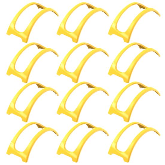 6/12 шт. держатель для тако, пищевой класс, не содержит бисфенола-А, для духовки, можно мыть в посудомоечной машине, штабелируемый, красочный, для индивидуальной подачи, куриный рулет, комплект подставок с твердым корпусом для тако