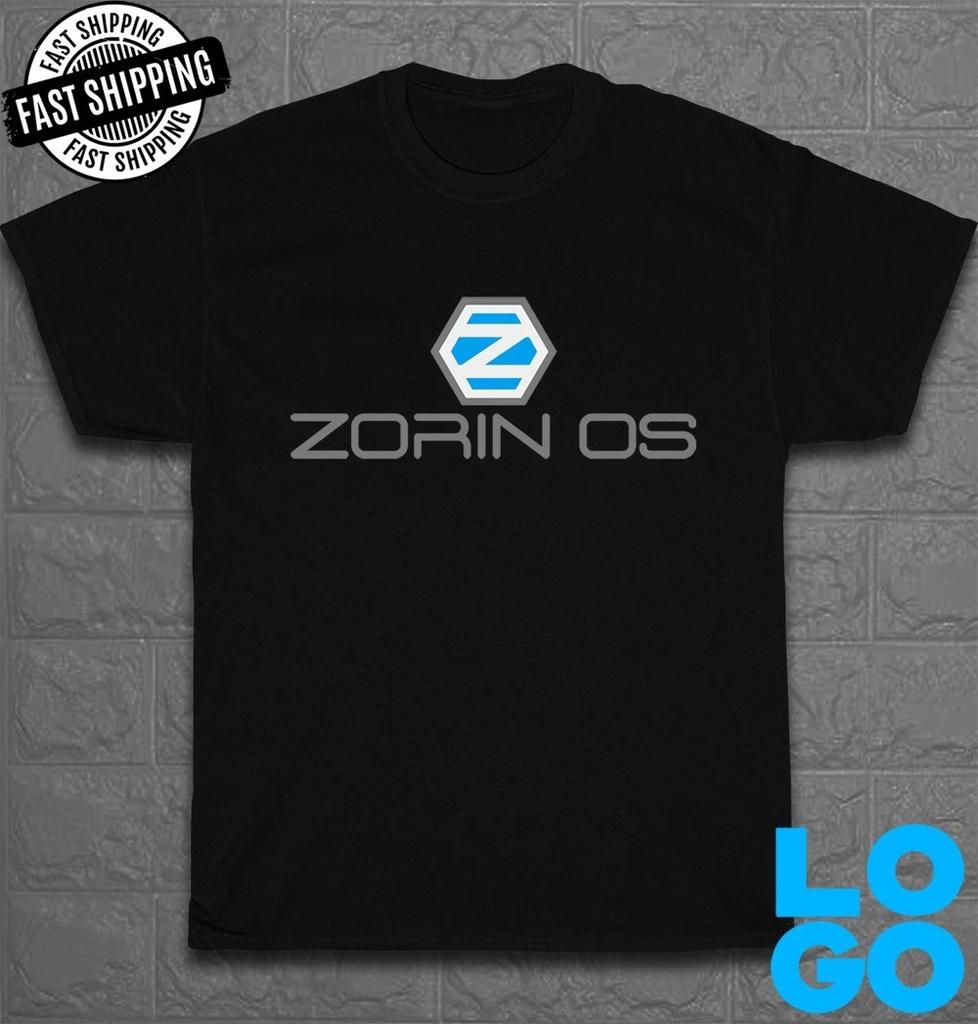 New Zorin Os Logo Men's Funny T-Shirt Made In USA Size S to 5XL