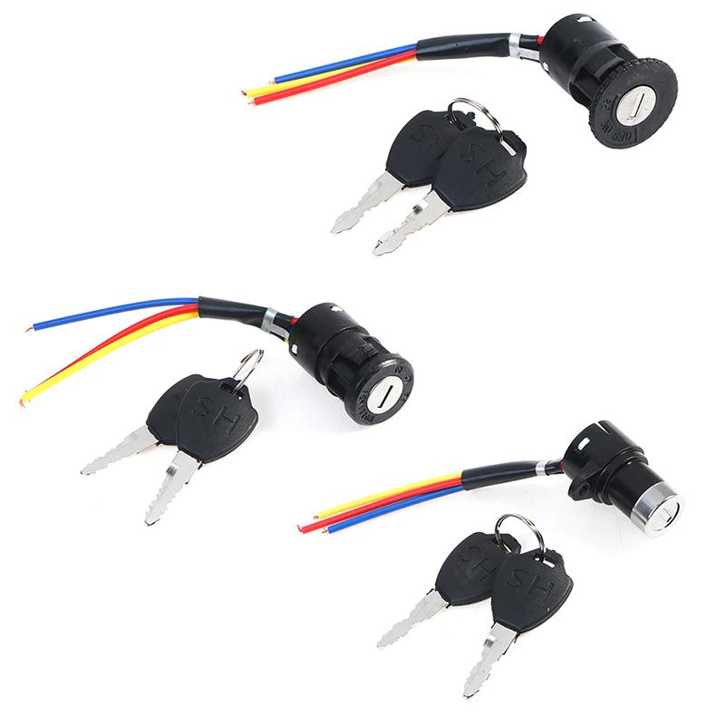 NEW SALE Universal Electric Bicycle Biking Portable Dustproof Cycling Parts for Electric Scooter Ignition Switch Key Power Lock