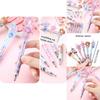 48-piece Box Of 0.5mm Cartoon Cotton Doll Sticky Push Pens Great For Students And Girls 926)