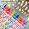 Nail Art Pens Set Waterproof Nail Graffiti Marker Diy Painting Drawing Nail Art Tools For Manicure Accessories