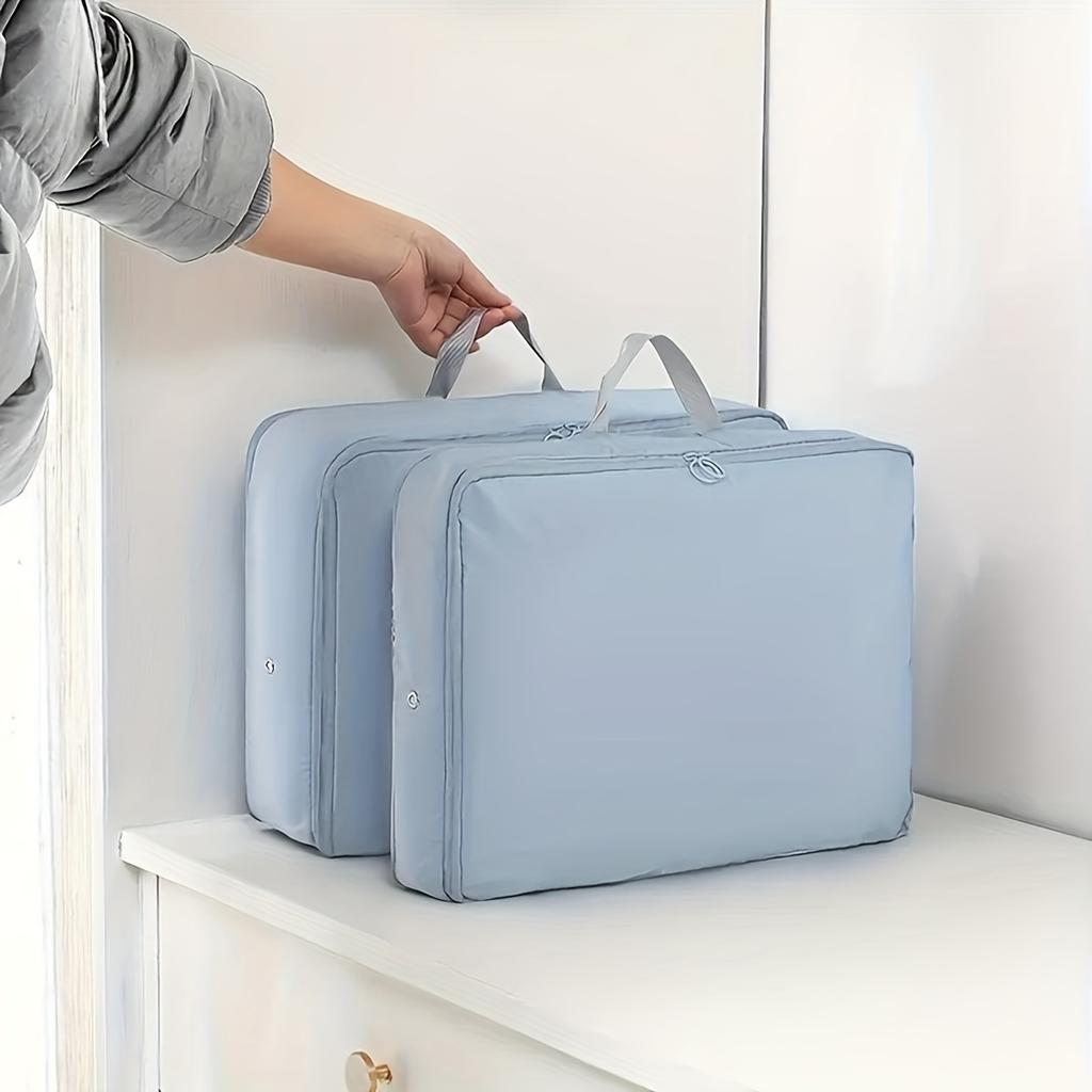 Waterproof Down Jacket Storage Bag, Large Capacity Travel Luggage Organizer for Clothes Packing