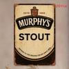 Винтажная металлическая жестяная табличка Murphy Irish Stout Пиво Паб Настенный Декор Ретро Бар Дом 8x12 Дюймов