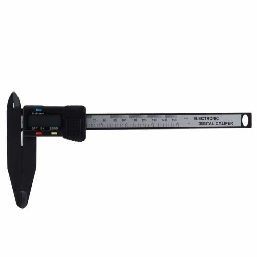 Digital Caliper, 150mm/300mm Digital Caliper Carbon Ruler with Long Jaw Measuring Tool (150mm)