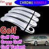 For Volkswagen Golf Variant Golf Plus Cross Golf VW 2004~2014 New Chrome Car Side Door Handle Cover Trim Sticker Car Accessories
