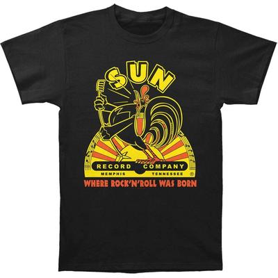 Футболка Sun Records Singing Slim Fit Black Unisex