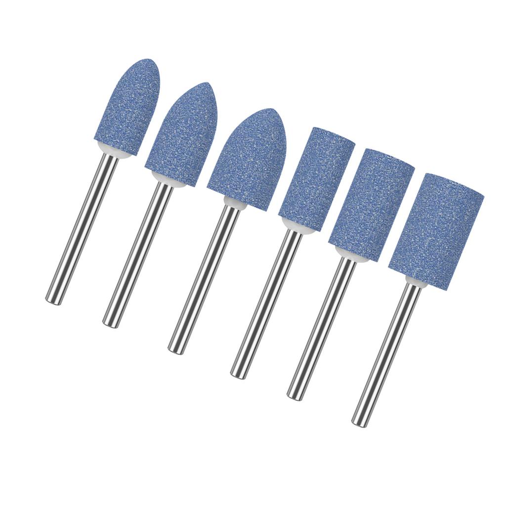 Премиальная абразивная шлифовальная головка для полировки металла и камня с прочным хвостовиком 3 мм, насадка для роторного инструмента