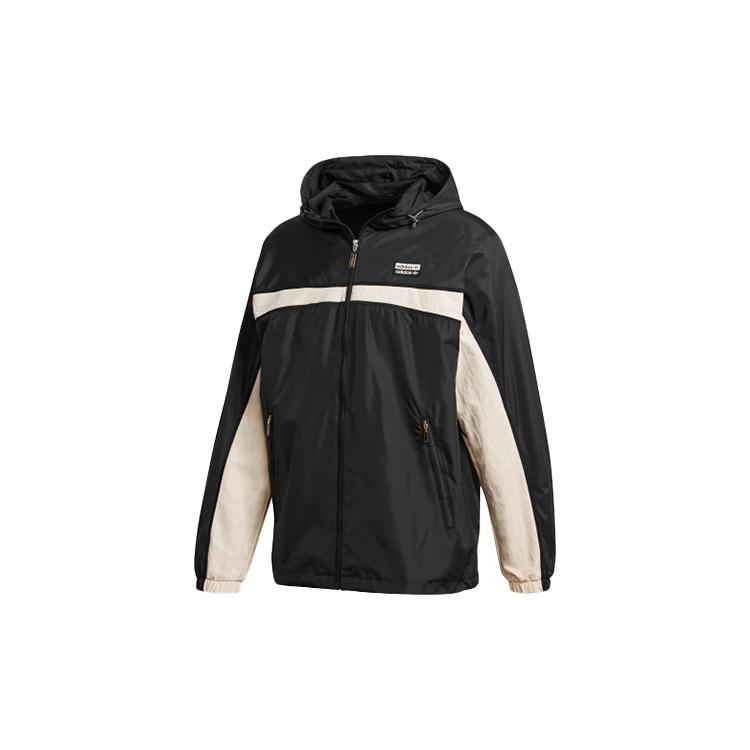 Adidas Jackets Men's Black Hooded Moderate Other (Unisex) Jackets GJ6742