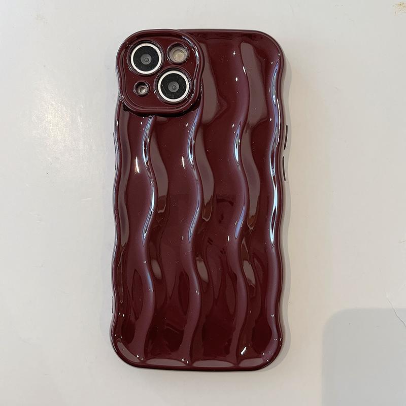 Чехол для телефона с 3D-узором в виде водяных разводов Для iPhone 17 16 15 14 13 Pro Max 14promax 14pro Мягкая ударопрочная задняя крышка