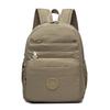 Lightweight Backpack Women Nylon Backpack Solid Color Travel Bag Student Schoolbag