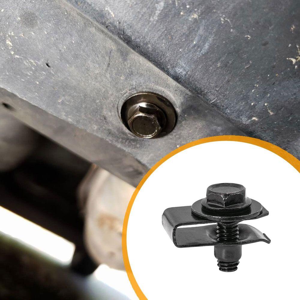 5/10pcs U-clamp Car U-nut Clips 6MM Splash Shield Guard Bolts Car Body Bolts Engine Cover