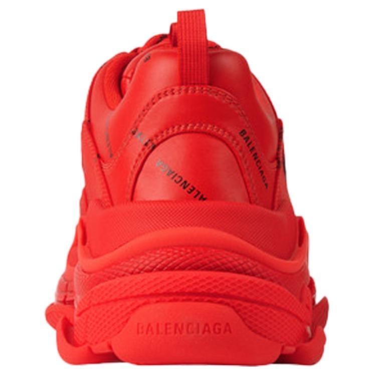 Balenciaga Triple S Allover Logo Red Women's 524039W2FA16010