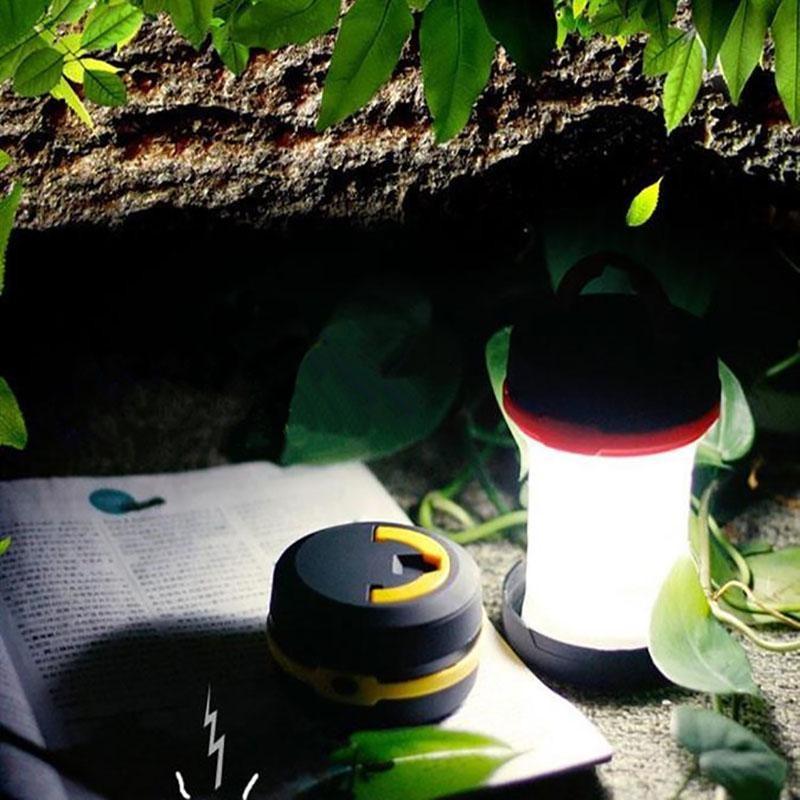 Outdoor Led Tent Light With Battery Power And Hanging Hook For Camping Trips