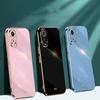Роскошный силиконовый чехол с золотой рамкой для Huawei P50 P40 P30 P Smart Honor 60 50 X30i X20 SE 30 20 Pro Lite Nova 5T 7 8, защитный мягкий чехол
