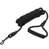 PLEAVIT Long Dog Leash, Long, Stretchable Nylon, Tangle-Resistant, 5m, Black, for Small and Medium Dogs, Perfect for Walks