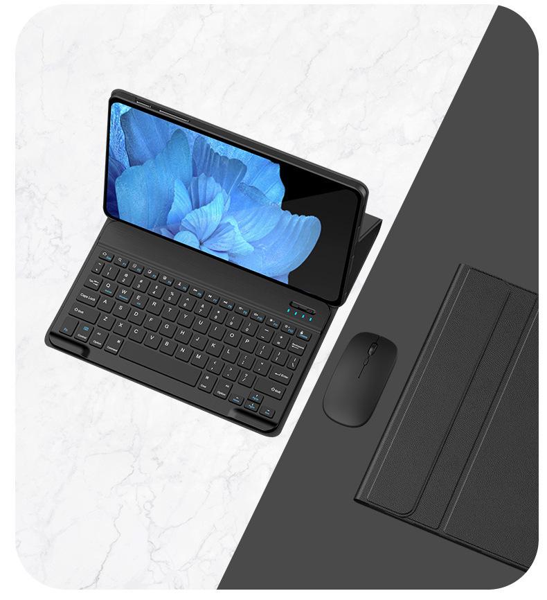 Магнитный чехол-клавиатура Bluetooth с подсветкой для Xiaomi Redmipad2 (Русский/Португальский) - Совместимо с моделью 2025 года