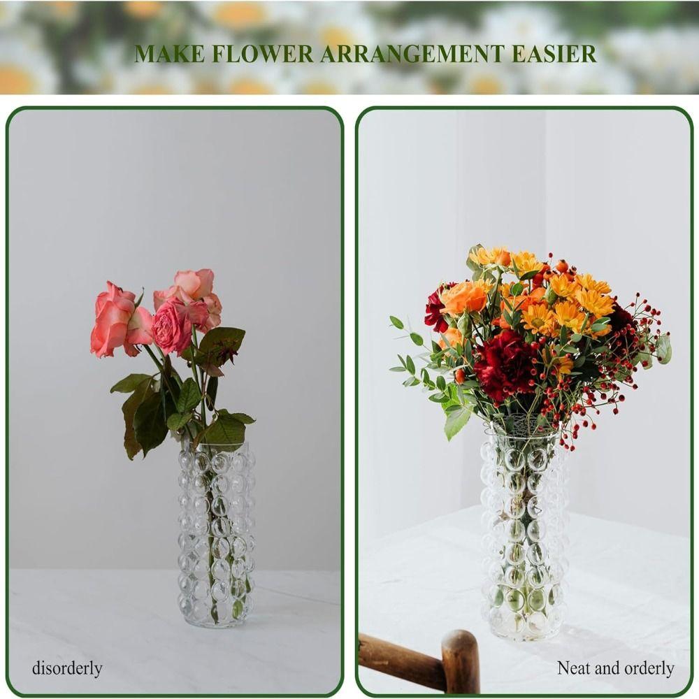 Bouquet Twister Flower Lid Supplies Flower Arranger Holder Round Floral Frog Lid Organizer