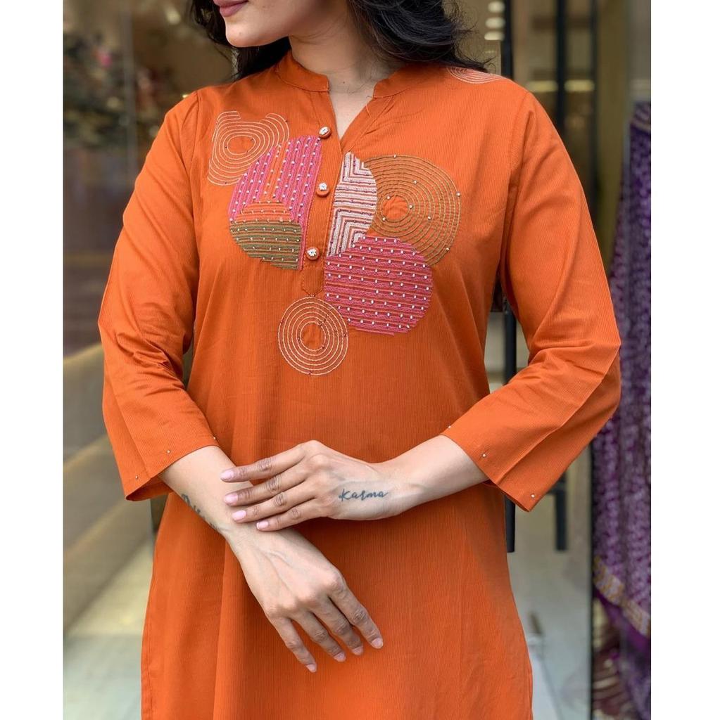 Индийский Болливуд Топ Туника Прямая Курта Сальвар Камиз Комплект Пакистанская Одежда Для Вечеринок Этническая Курти