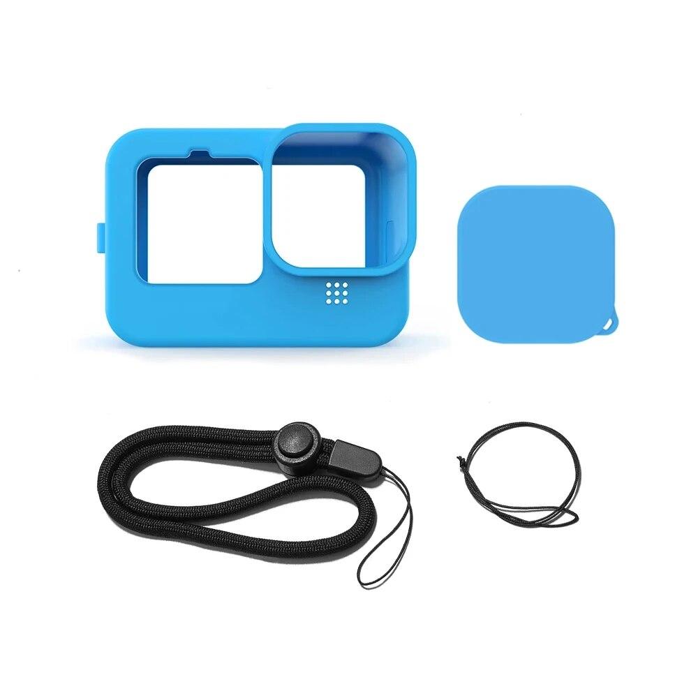 Сменная боковая дверца для GoPro Hero 12 11 10 9, черная пылезащитная крышка для аккумулятора, силиконовый чехол, аксессуары для камеры