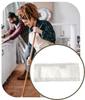 Mop Płaski 40Cm Mikrofaza Biała Premium (Mmw40S)