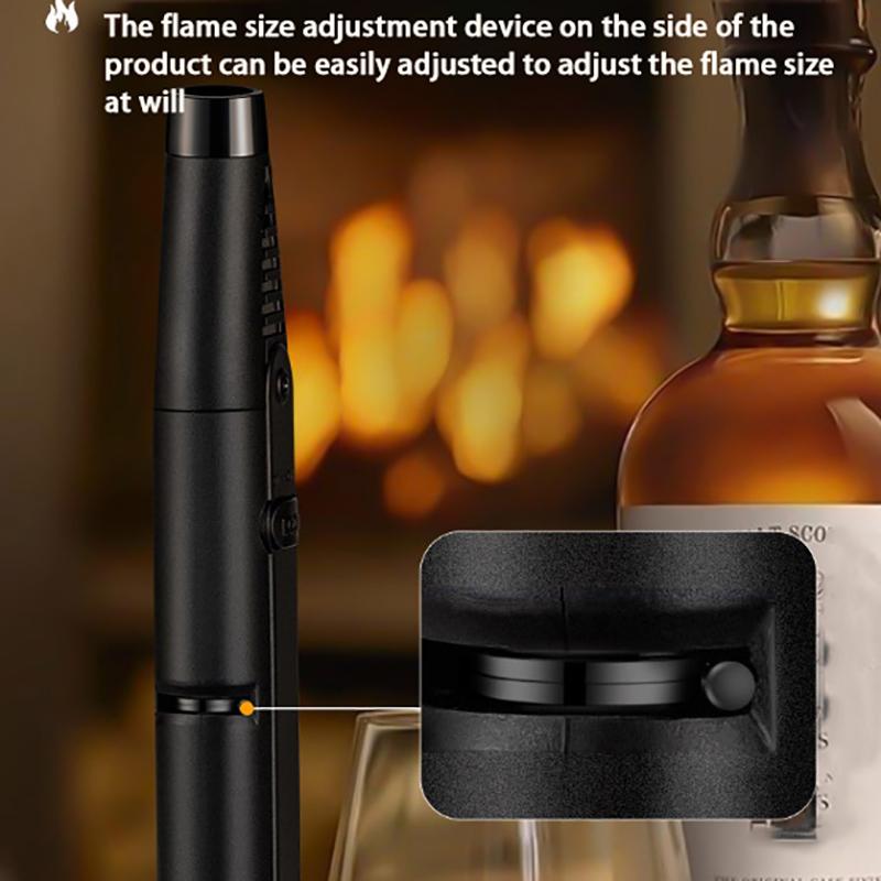 Мощная газовая зажигалка с реактивным пламенем 1300 градусов Цельсия для бутана зажигания кухни барбекю многоразового использования