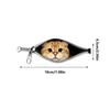 Waterproof Cat Car Sticker Zipper Design Car Window Glass Sticker  Pet Lover Decoration