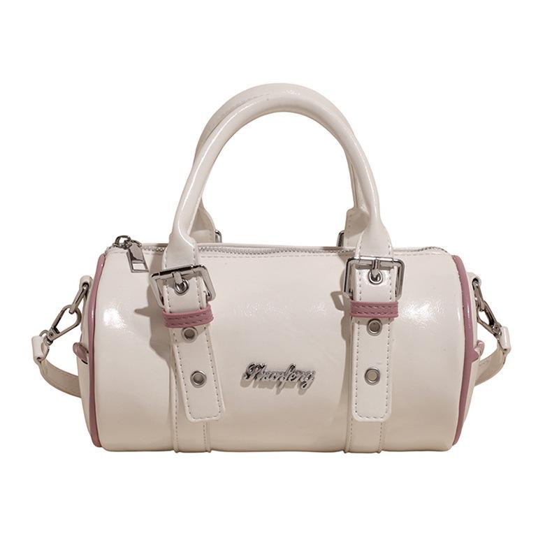 Handbag Women's New Bag Shoulder Messenger Bag Cylinder Bag