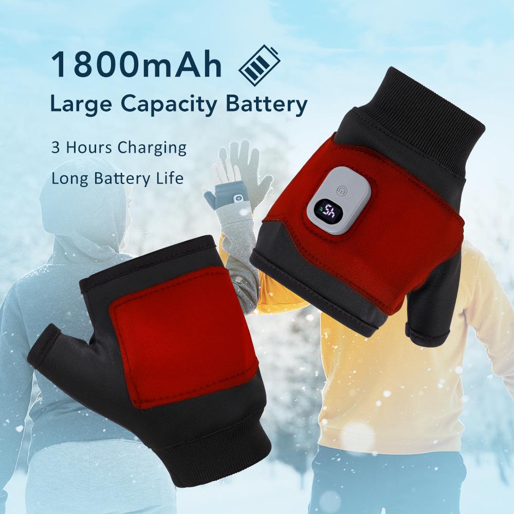 Умные USB-перчатки без пальцев для зимы