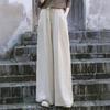 Cotton and Linen Pants Women's Spring and Autumn Wide-leg Swing Pants Loose and Thin Large Size Wide-leg Pants Casual Pants Culottes Elastic Waist