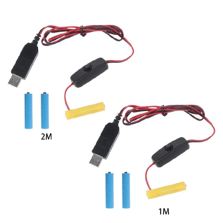 4,5 В USB-адаптер вместо 3 батареек LR03 с переключателями