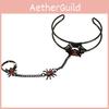 Pendant Halloween Spider Bracelet With Drop Oil Finish For Gothic Women Style