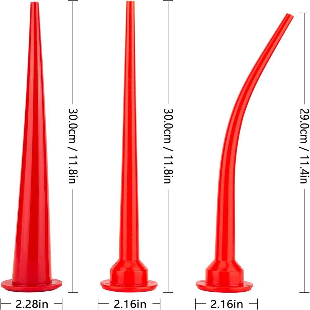 300 мм/11,8 дюймов Насадка для герметизации, красная мягкая резиновая насадка, изогнутая насадка для герметизации колбасных изделий